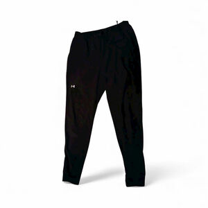 Men's Under Armour Black Tapered Joggers Size Small (JC108)